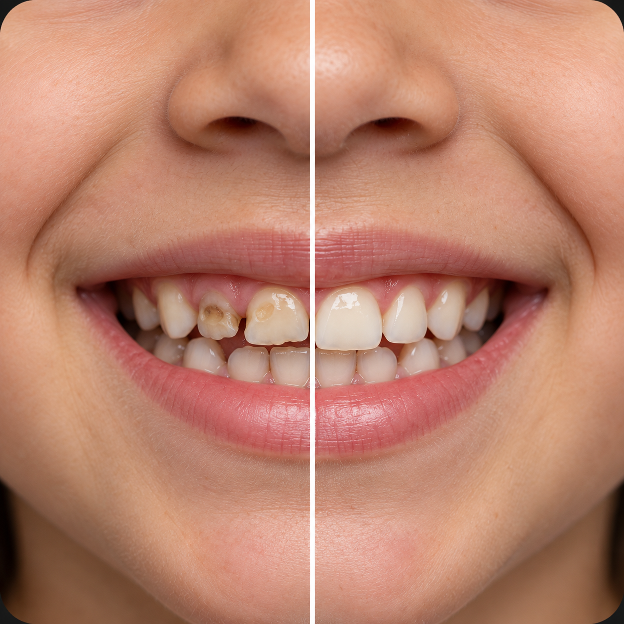 Anterior Pediatric Restoration - Before