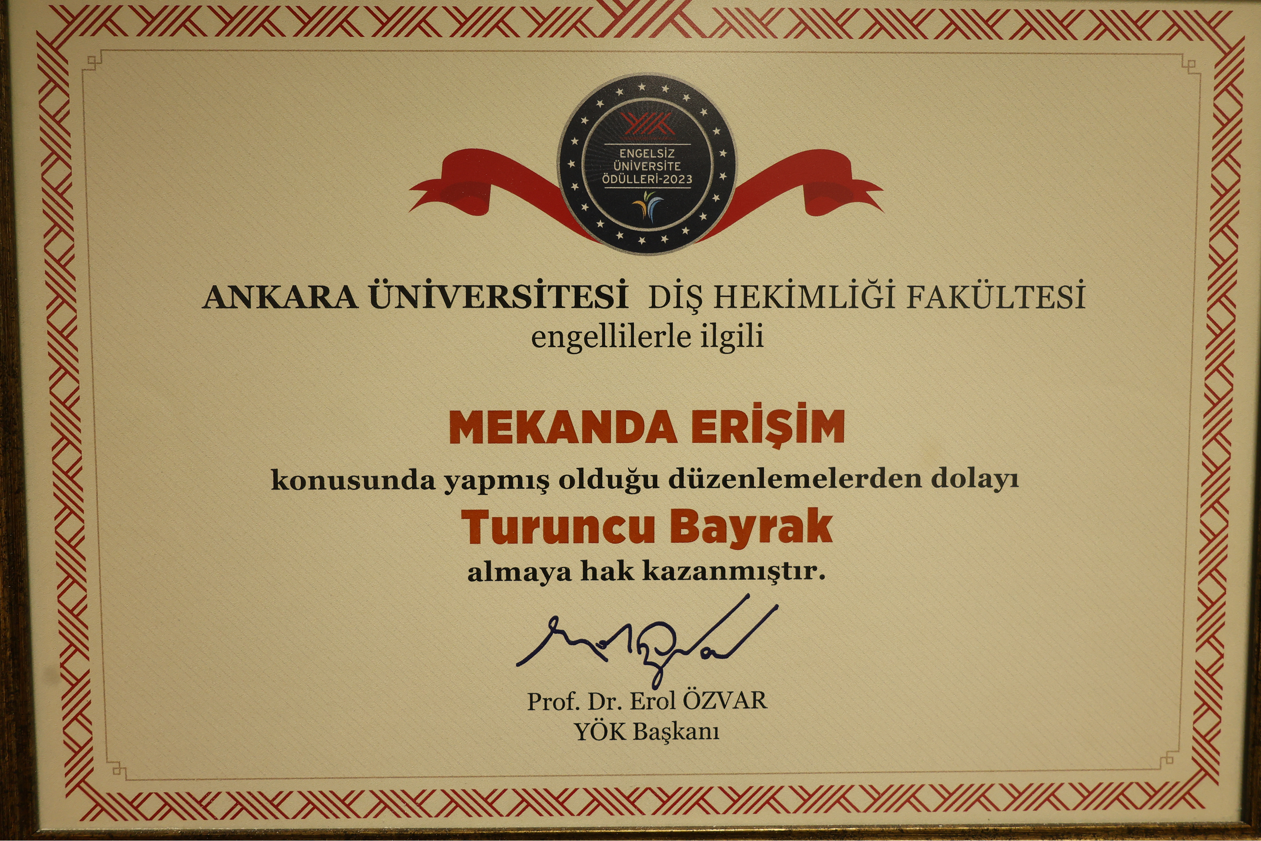 Mekânda Erişim - Turuncu Bayrak