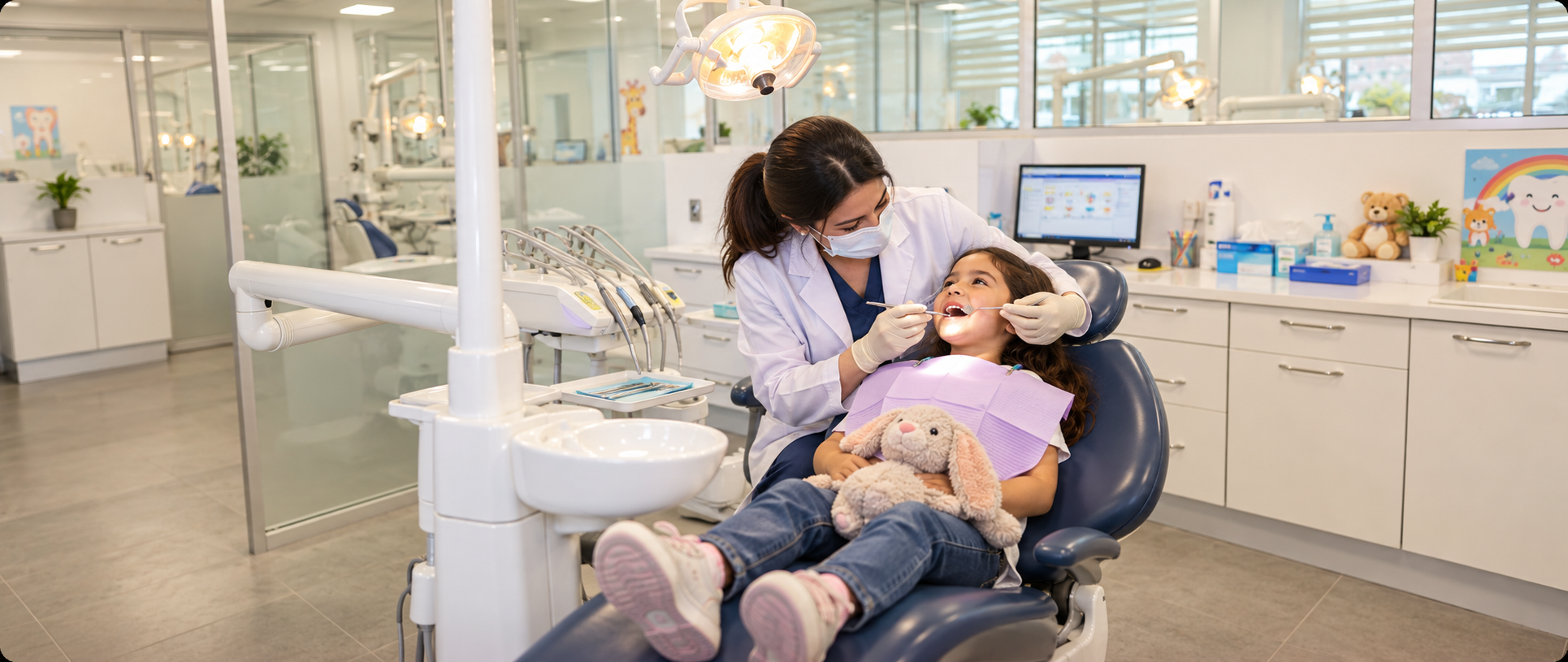 Pediatric dentistry clinical environment