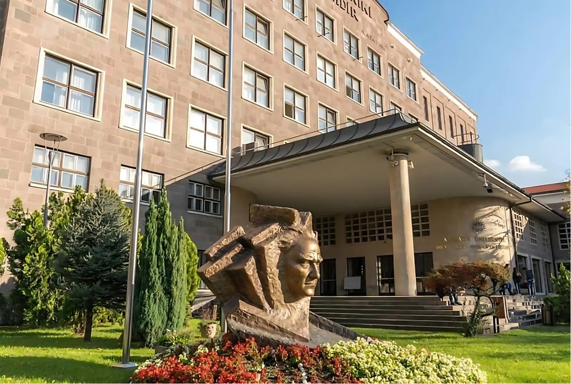 Academic university building in Ankara